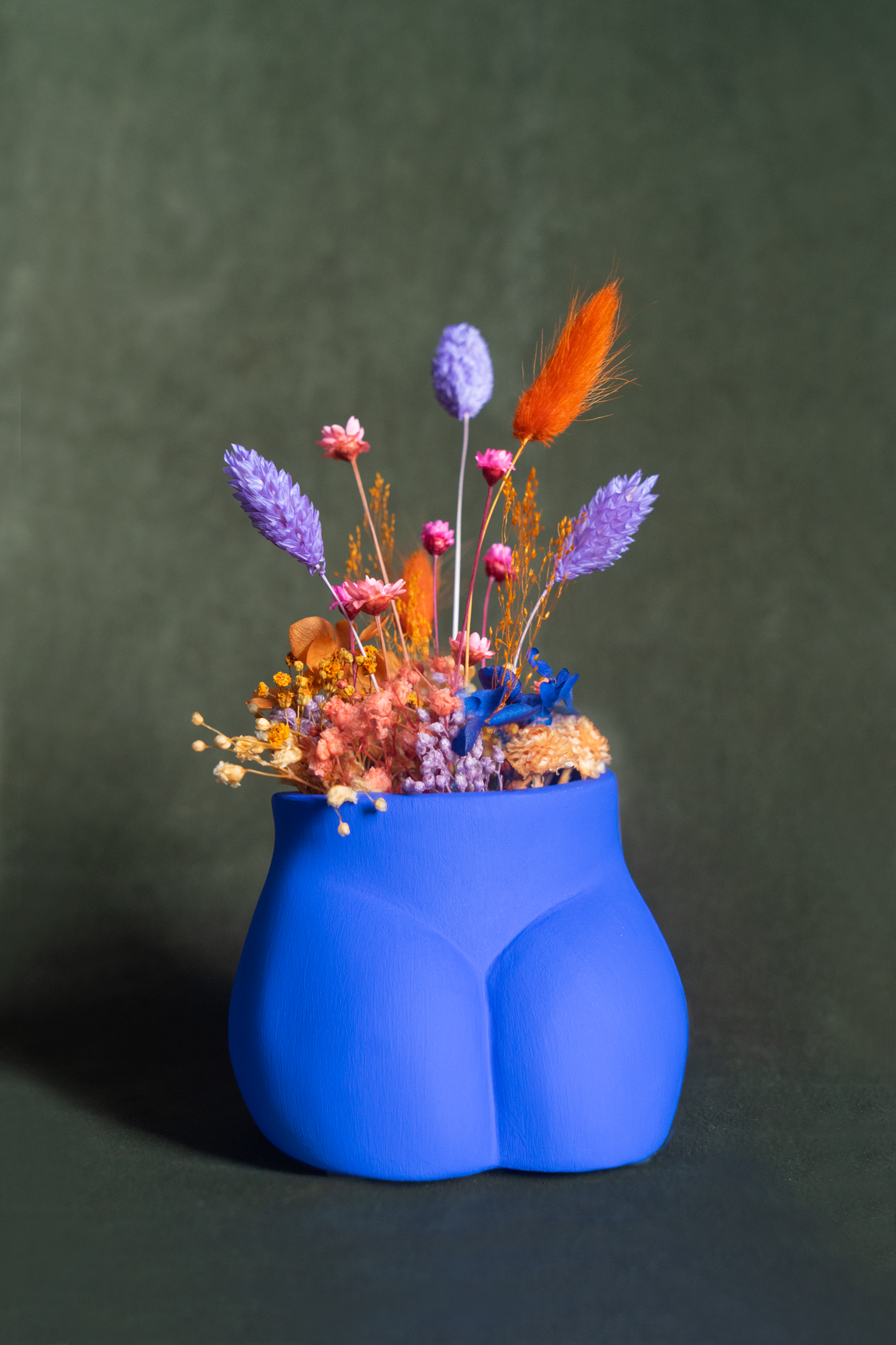 MINI FESSIER FLEURI BLEU MAJORELLE