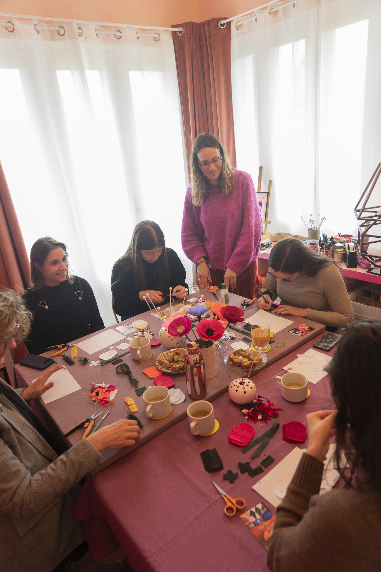 Atelier Gerbera en papier - La Rochelle - SAMEDI 14/03