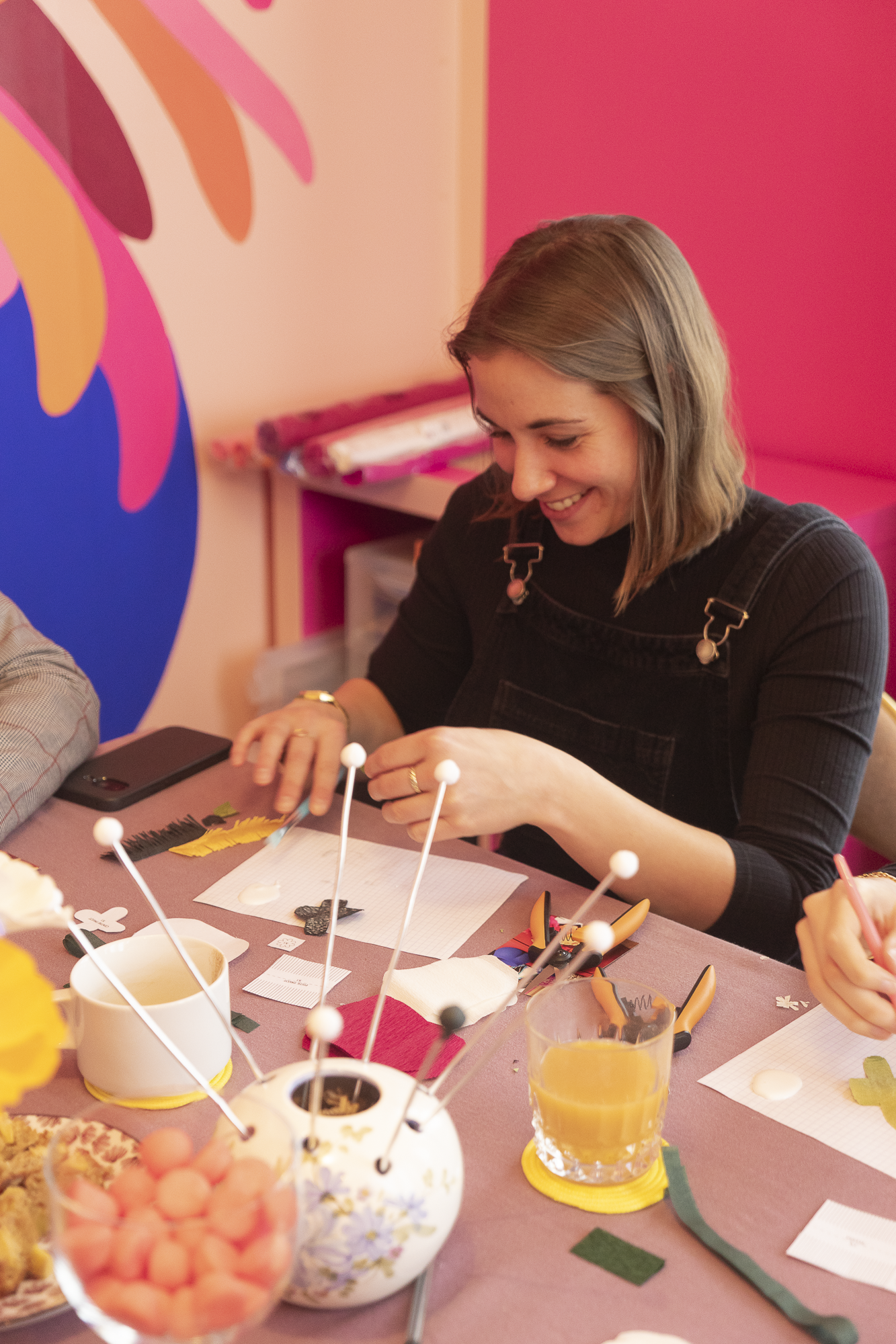 Atelier Gerbera en papier - La Rochelle - SAMEDI 14/03