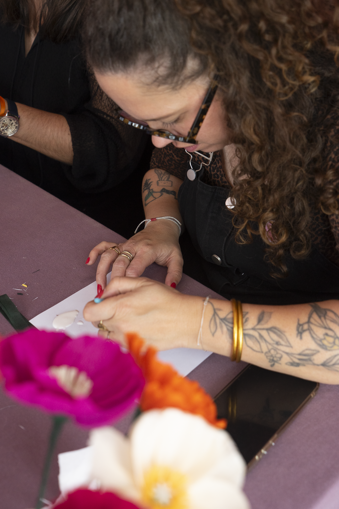 Atelier Fleurs en papier EJVF/Team Building - PRIVATISATION