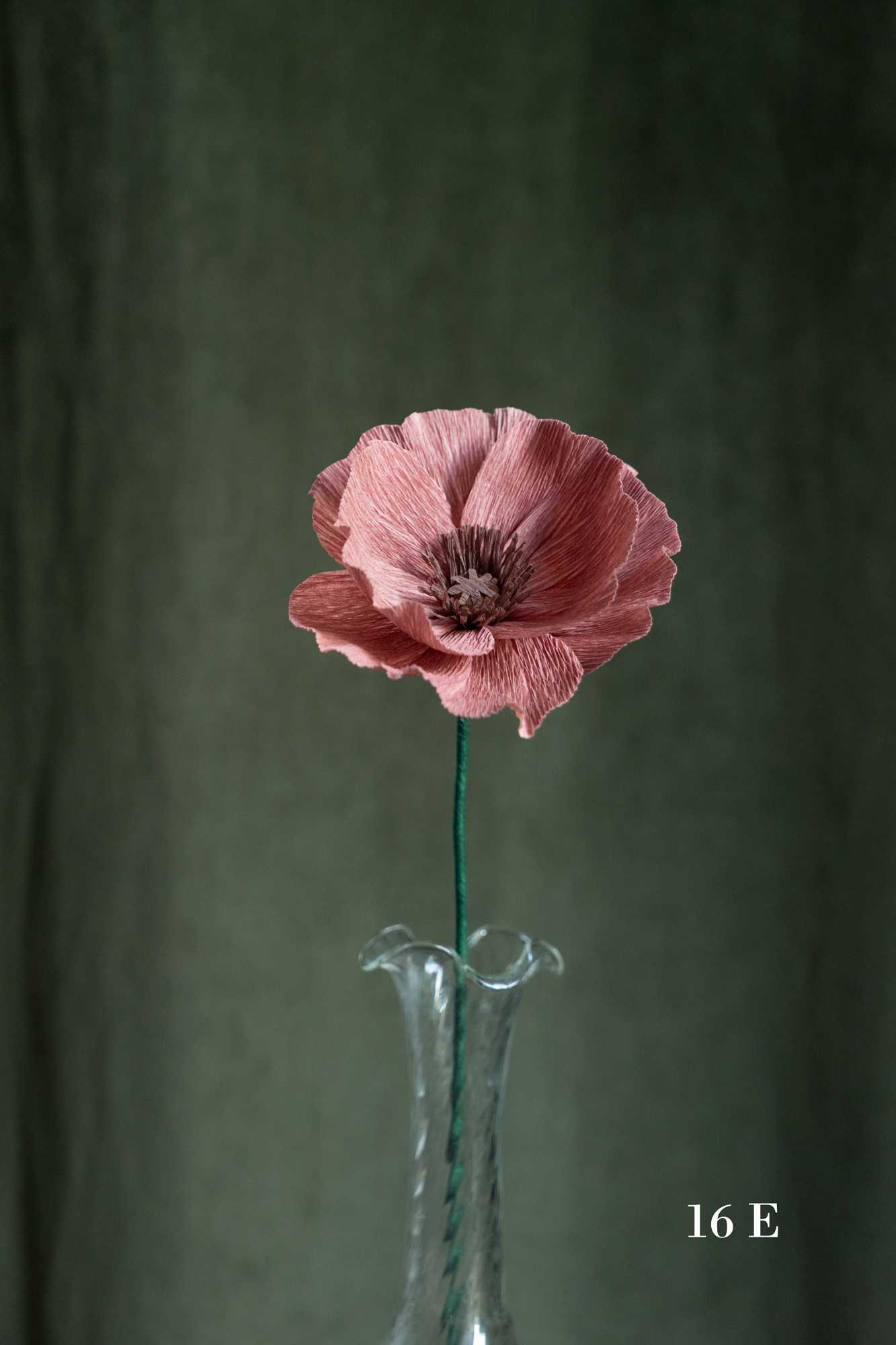 FLEUR EN PAPIER - PAVOT