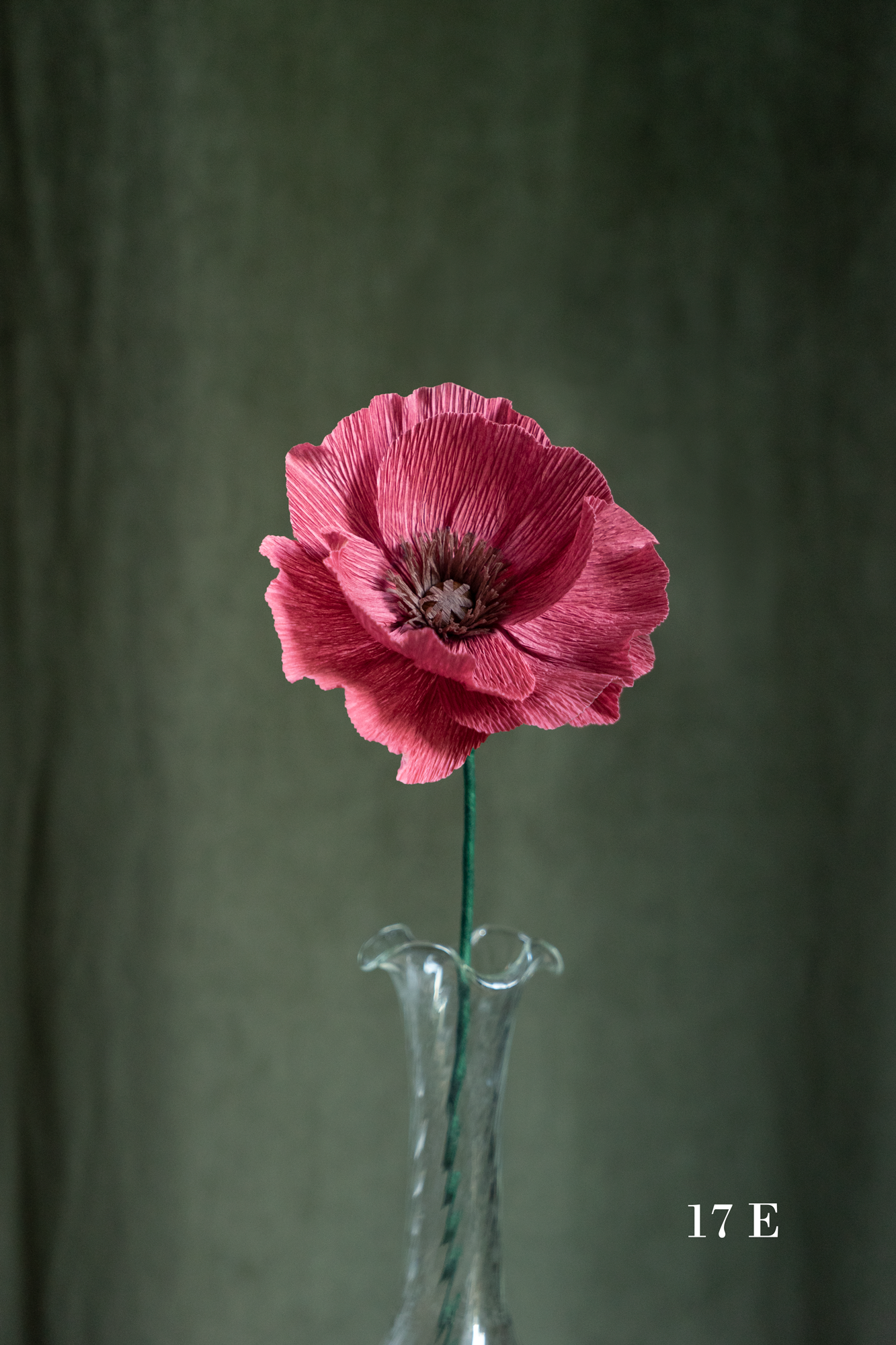 FLEUR EN PAPIER - PAVOT