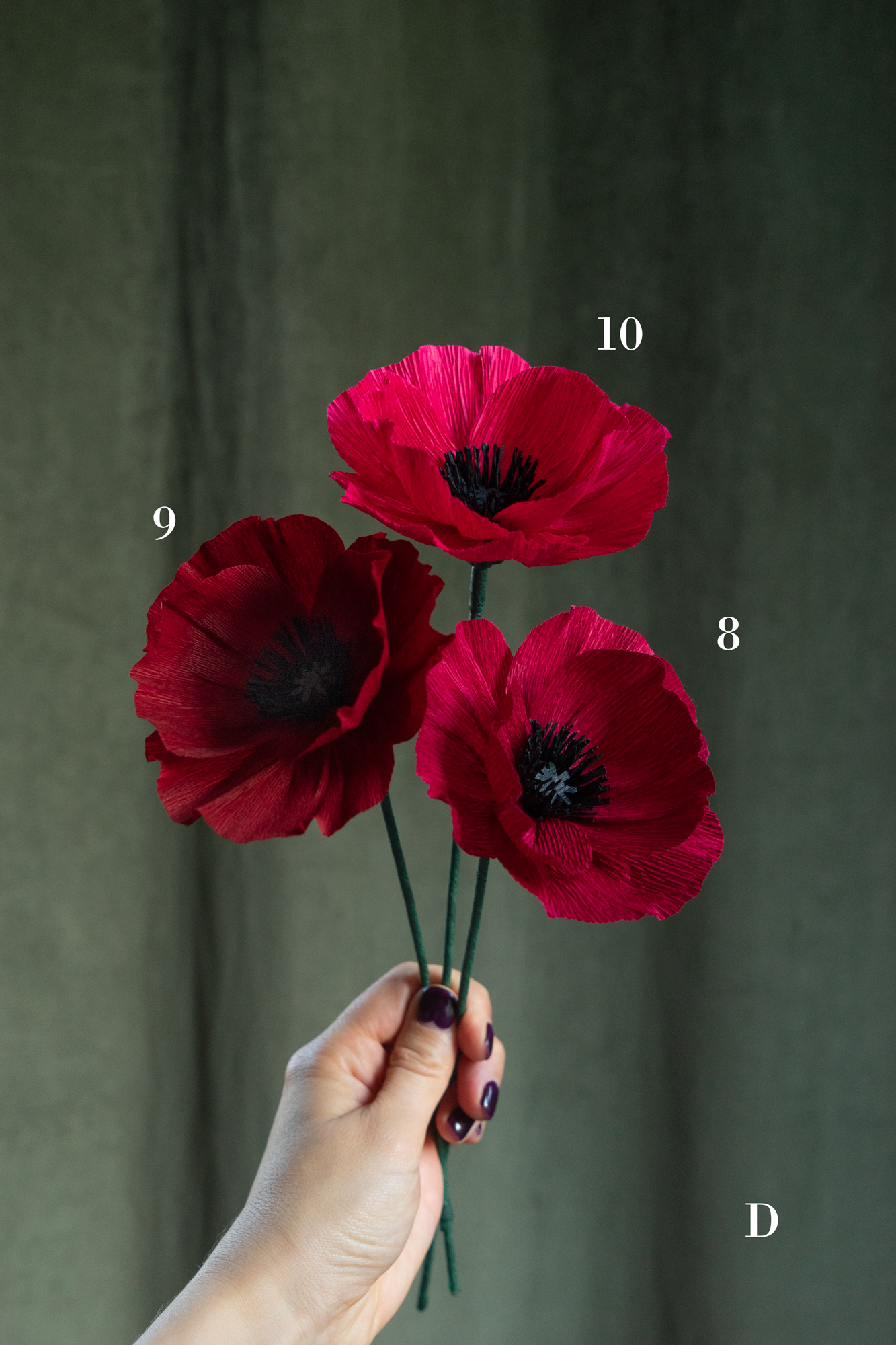 FLEUR EN PAPIER - PAVOT