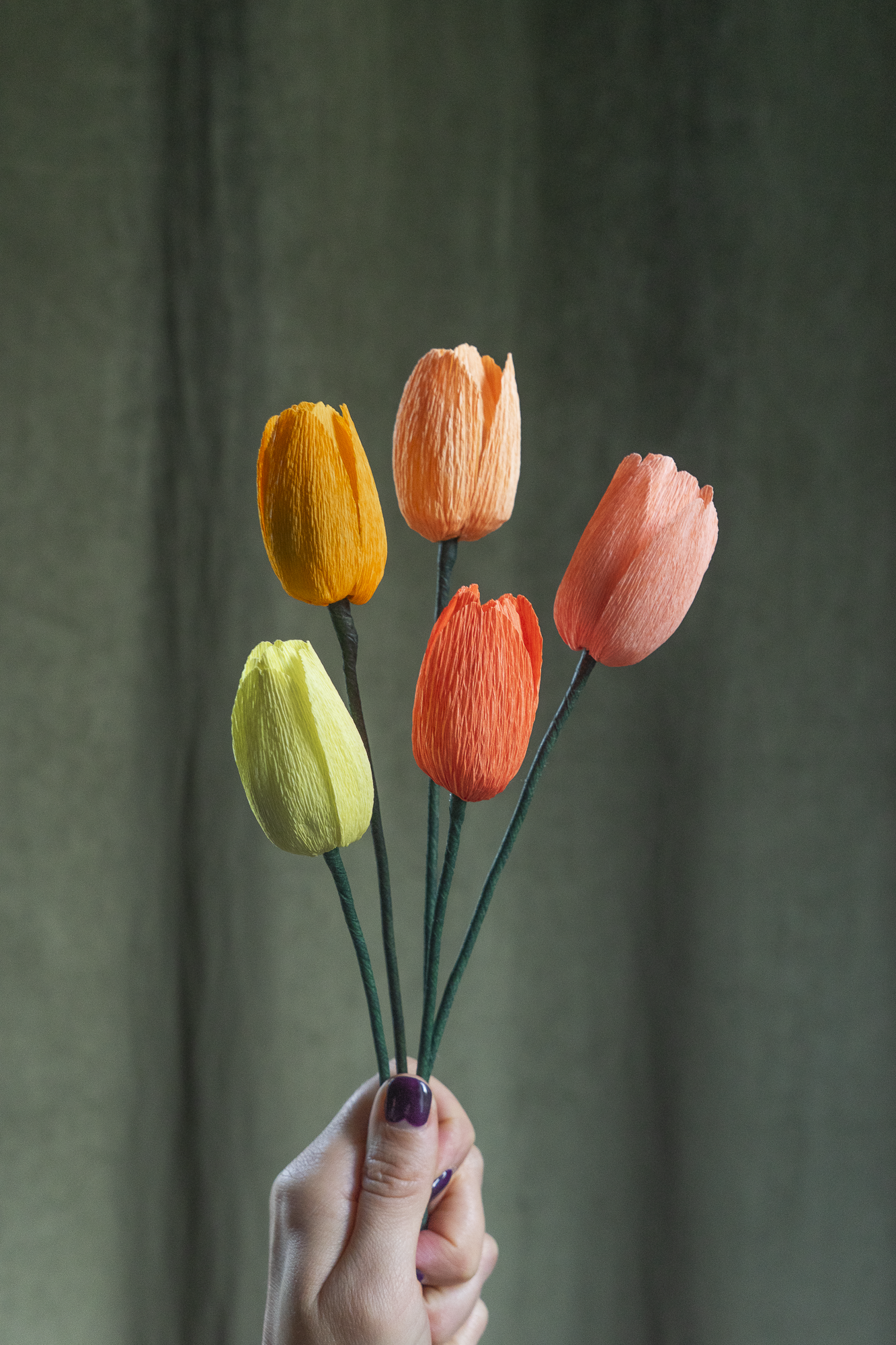 FLEUR EN PAPIER - TULIPES