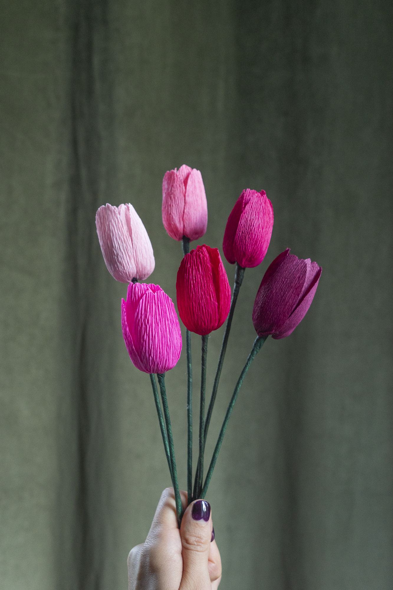 FLEUR EN PAPIER - TULIPES