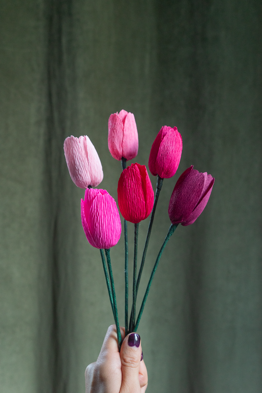 FLEUR EN PAPIER - TULIPES