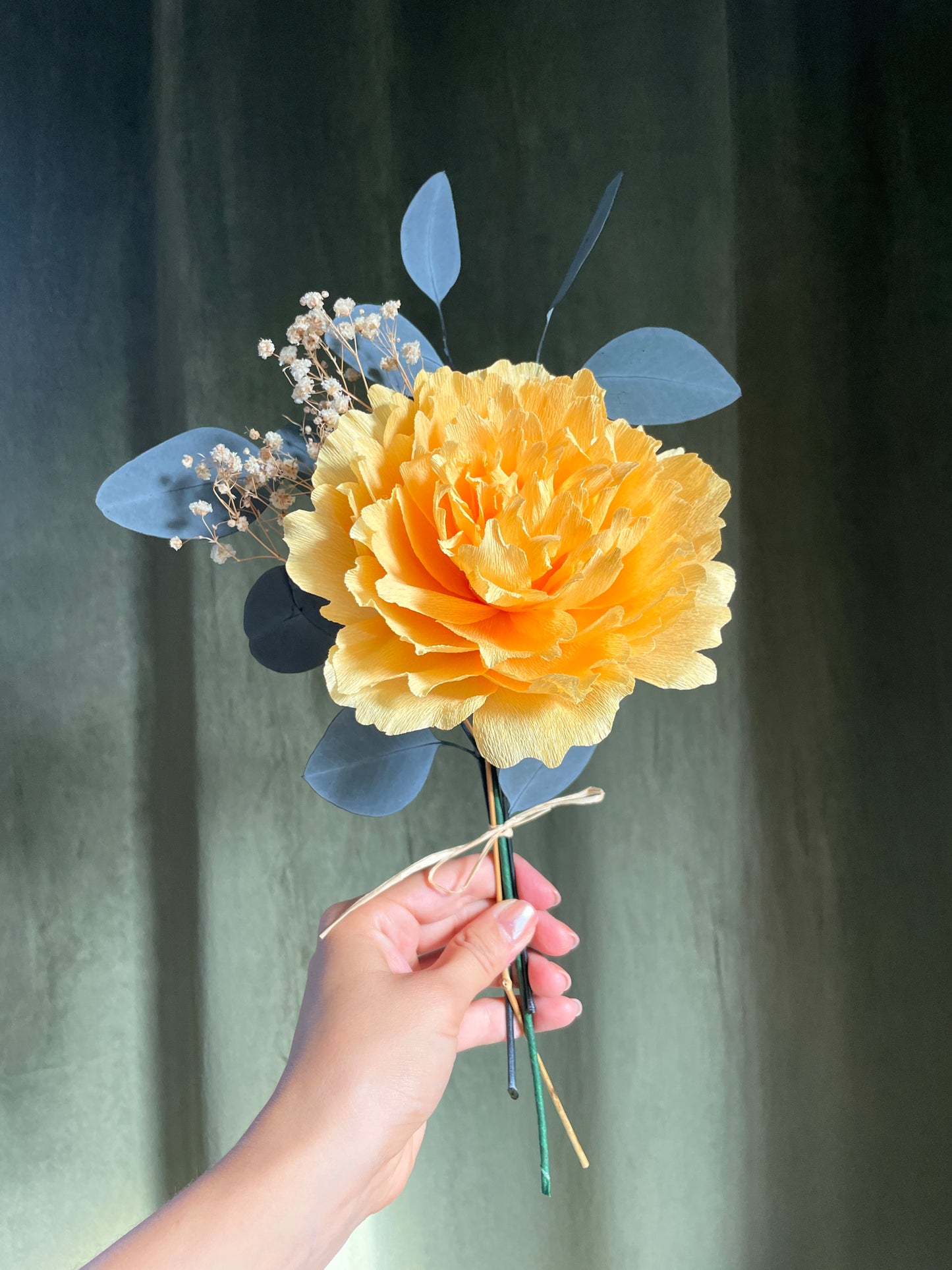 FLEUR EN PAPIER - PIVOINE