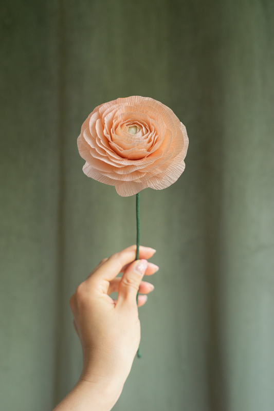 FLEUR EN PAPIER - RENONCULE